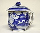 Chinese Export Porcelain Pot De Creme 
with 
cover