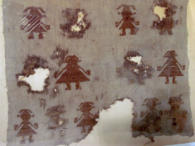 A Chancay Textile Panel,A.D. 1400