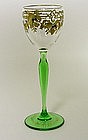 A Bohemian Gilt And Enameled Wine 
goblet, Ca.1885