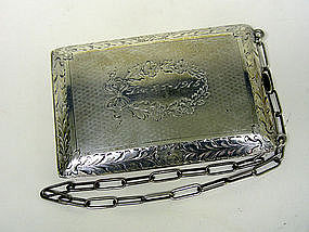 Antique Sterling Silver Coin Purse, Ca 
1915