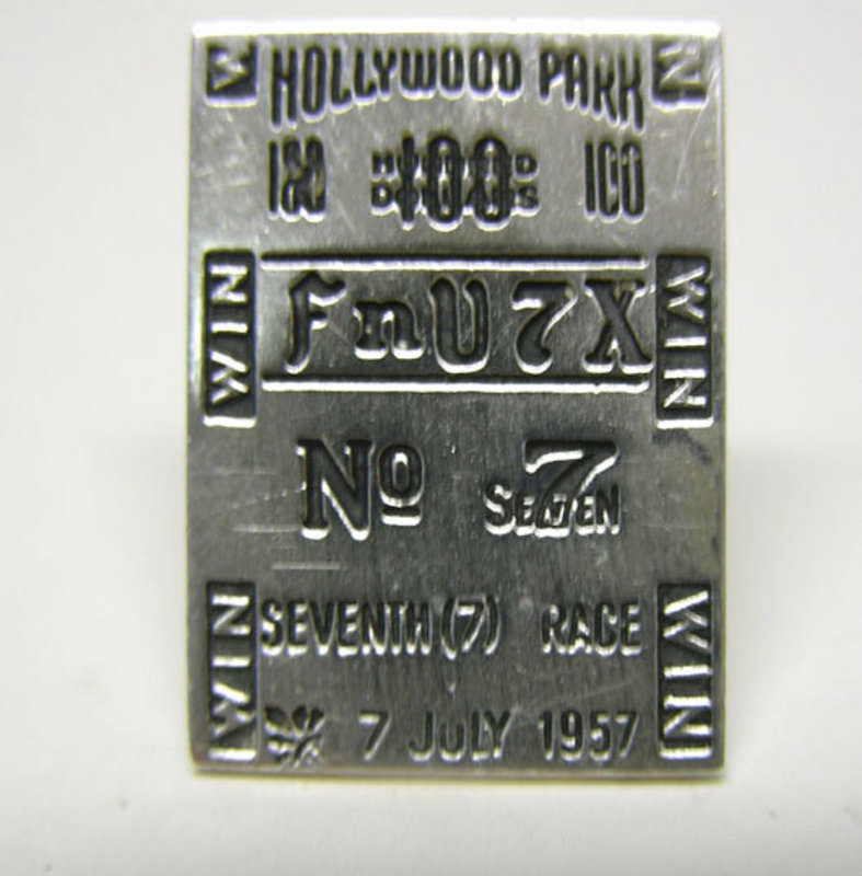 Fenwick &amp; Sailors Silver Tote Ticket Form 
cufflinks