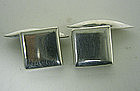 Vintage Mexican Taxco Sterling Silver 
cufflinks