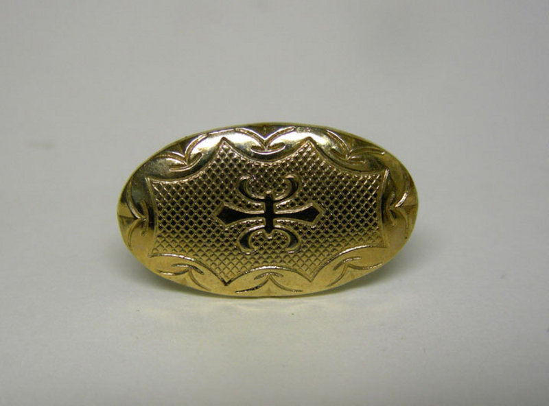 Vintage Gold Filled Engraved Cufflinks