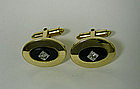 Vintage Gold Filled Toggle Back 
cufflinks