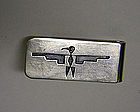 Vintage Native American Silver Bird Money 
clip