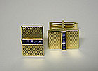 Vintage Tiffany Gold And Sapphire 
cufflinks