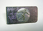 Vintage Silverplate Bowler Money Clip