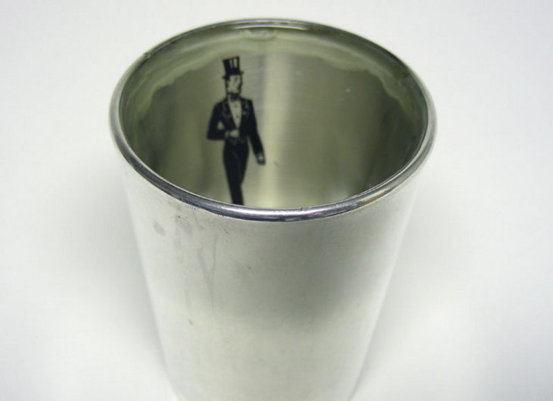 Vintage Barware Sterling Silver Shot 
glass Jigger