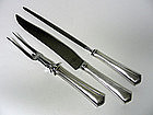 Vintage Silver Plate Carving Set By 
wallace
