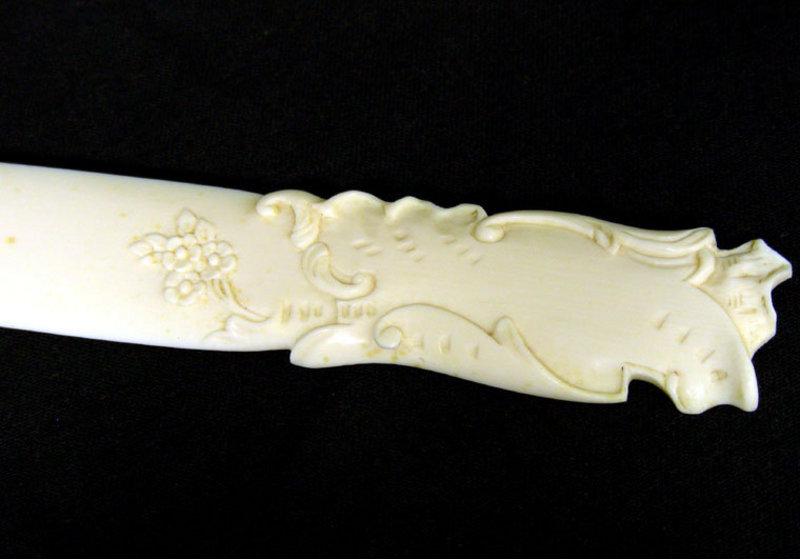Victorian Ivory Page Turner Paper Knife
