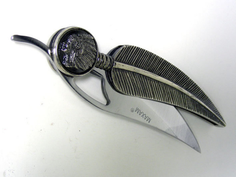 Stainless Steel Feather Knife