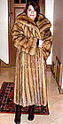 Vintage Russian Sable Fur Coat With 
provenance