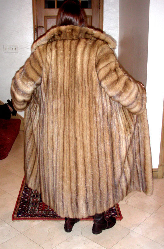 Vintage Russian Sable Fur Coat With 
provenance