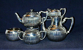 An American Silver Tea And Coffee 
Service