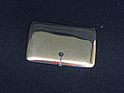 Danish Sterling Silver And Jeweled Case, Georg Jensen