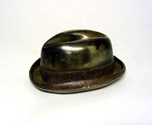 Vintage Fedora Hat-Form Paperweight