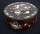 Antique Vietnamese mother-of-pearl inlay dowry box