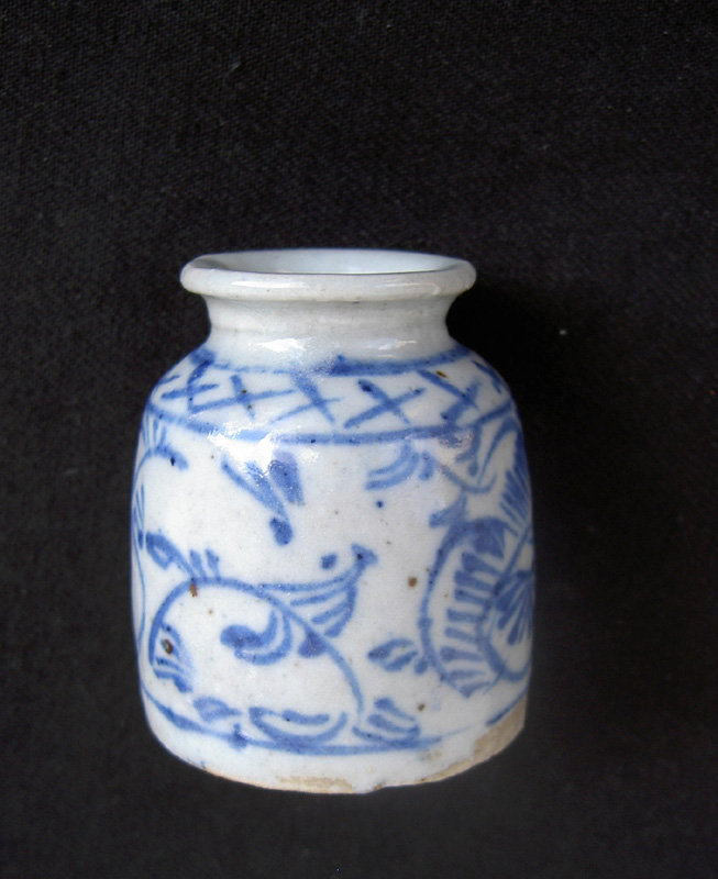 Chinese blue and white medicine jars