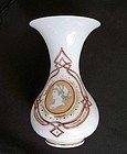 French Opaline vase with "Etruscan" decoration, c 1880