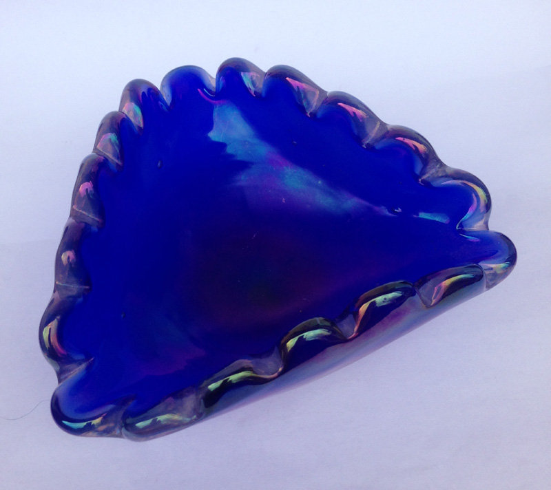 Purple blue Murano bowl, 1950’s. Barovier &amp; Toso?