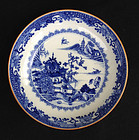 Blue and white bowl, Qianlong