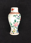 Miniature baluster vase, late18th century