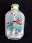 Chinese snuff bottle, inside painted