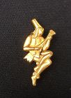 French Déco musician pin