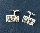Viking Celtic silver cufflinks, historic jewelry by David Andersen
