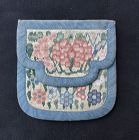 Chinese money purse with Brick stitch embroidery