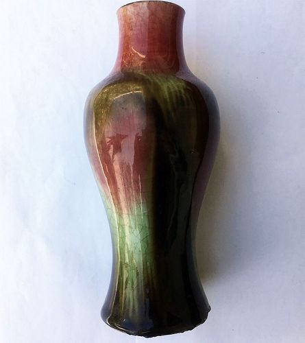 Flambe vase, Chinese Republic, San-Yang Kai-Tai or transmutation glaze