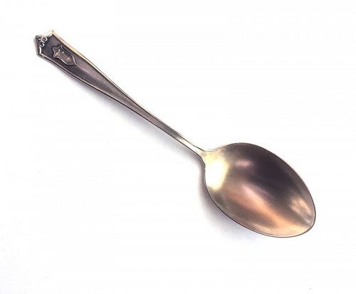 American Weidlich sterling silver and gilt spoon, model 41