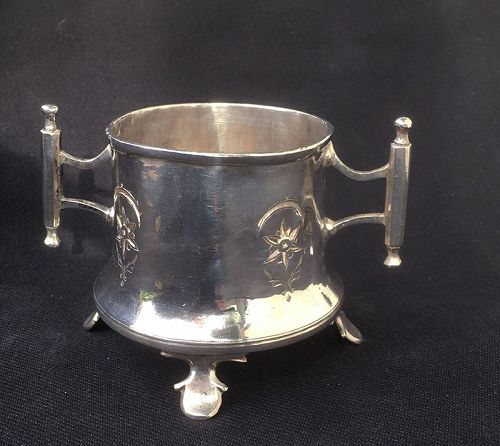Russian antique and possibly Jewish silver bowl