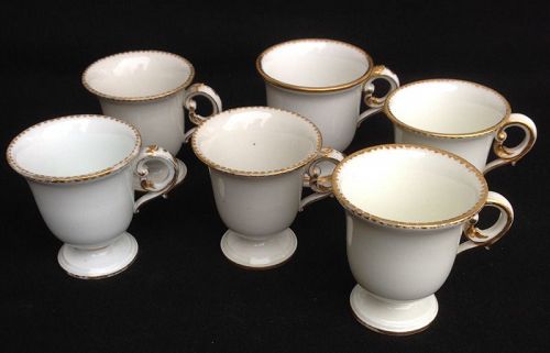 Sevres 18th century tasses à glace / sorbet or ice cream cups