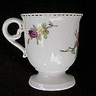 French 18th c sorbet cup, Porcelaine à la Reine