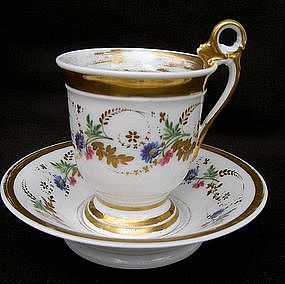 Cabinet cup and saucer, French gift of friendship