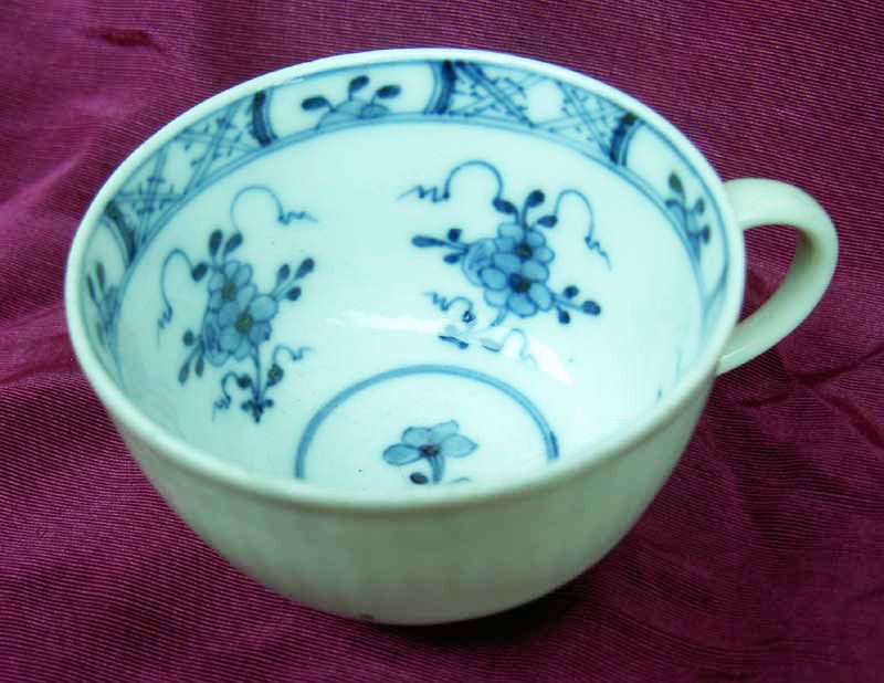 Meissen 18th c blue and white coffee cup