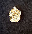 Vintage Gilt ceramic pendant