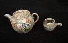 Banko ware Marble teapot and miniature pot
