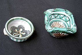 Two mini bowls by Picault, Vallauris