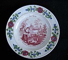 Child's plates with proverbs, Georgian
