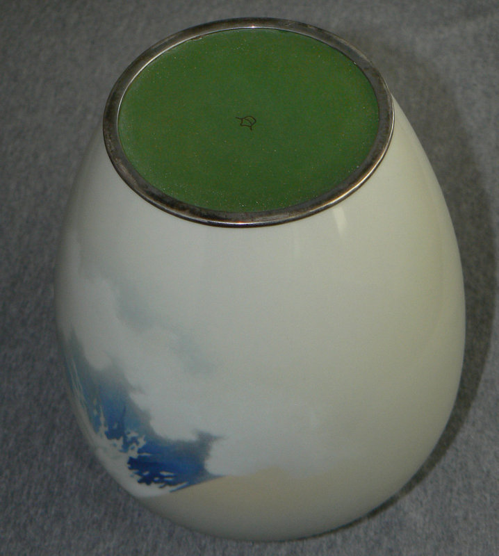 Large Japanese Cloisonne Enamel Vase - Gonda