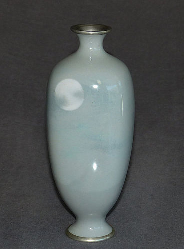 Beautiful Sosuke Style Japanese Wireless Cloisonne Moon Vase