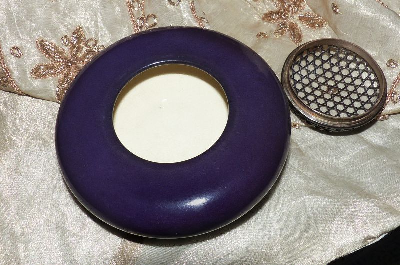 Yabu Meizan Japanese Satsuma Earthenware Censer or Incense Burner  #1