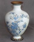 Japanese Cloisonne Enamel Vase - Early Namikawa Sosuke