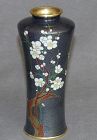 Unusual Japanese Cloisonne Enamel Vase of Fine Quality- unsigned
