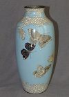 Outstanding Large Japanese Cloisonne Enamel Vase - Signed Ota