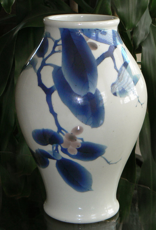 Old Japanese Porcelain Studio Vase