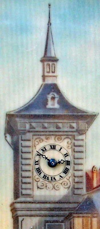 Ivory Table Clock