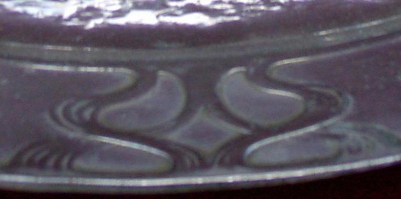 Art Nouveau Pewter Plate